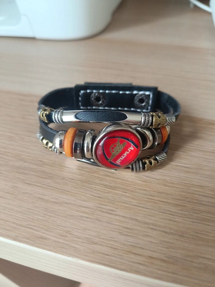 Bracelet 3 rangs gunners arsenal - photo numéro 2
