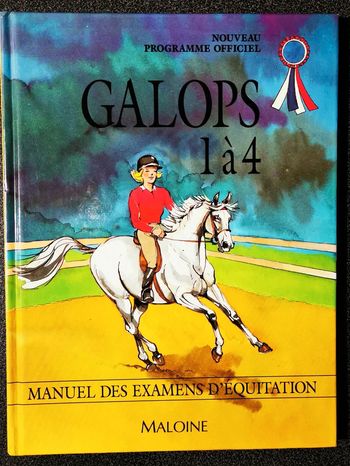 Livre cours équitation / hypologie galop 1 à 4