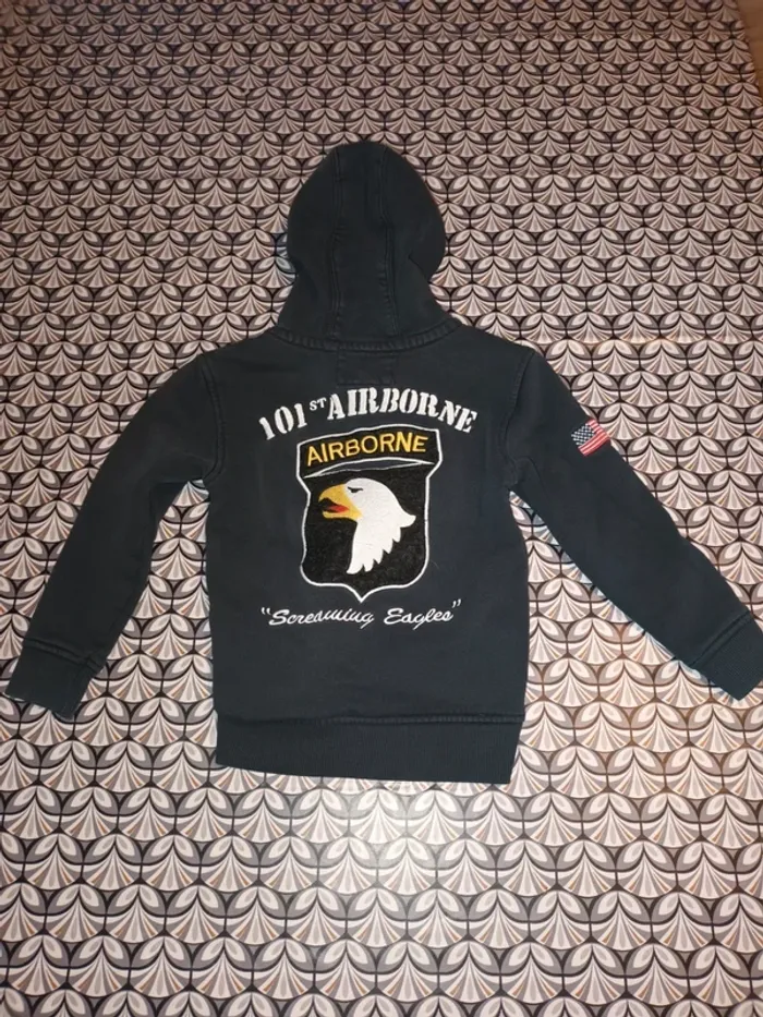 Sweat à capuche enfant 4 ans 101st Airborne Division