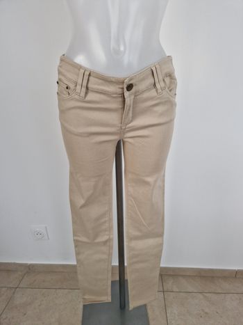 Pantalon beige Jennyfer