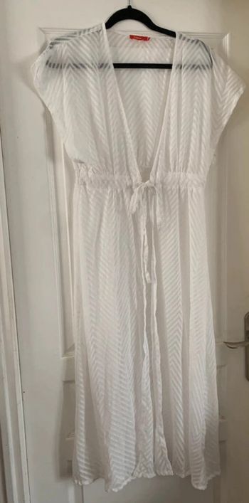 Déshabillé blanc S/M Tissaïa