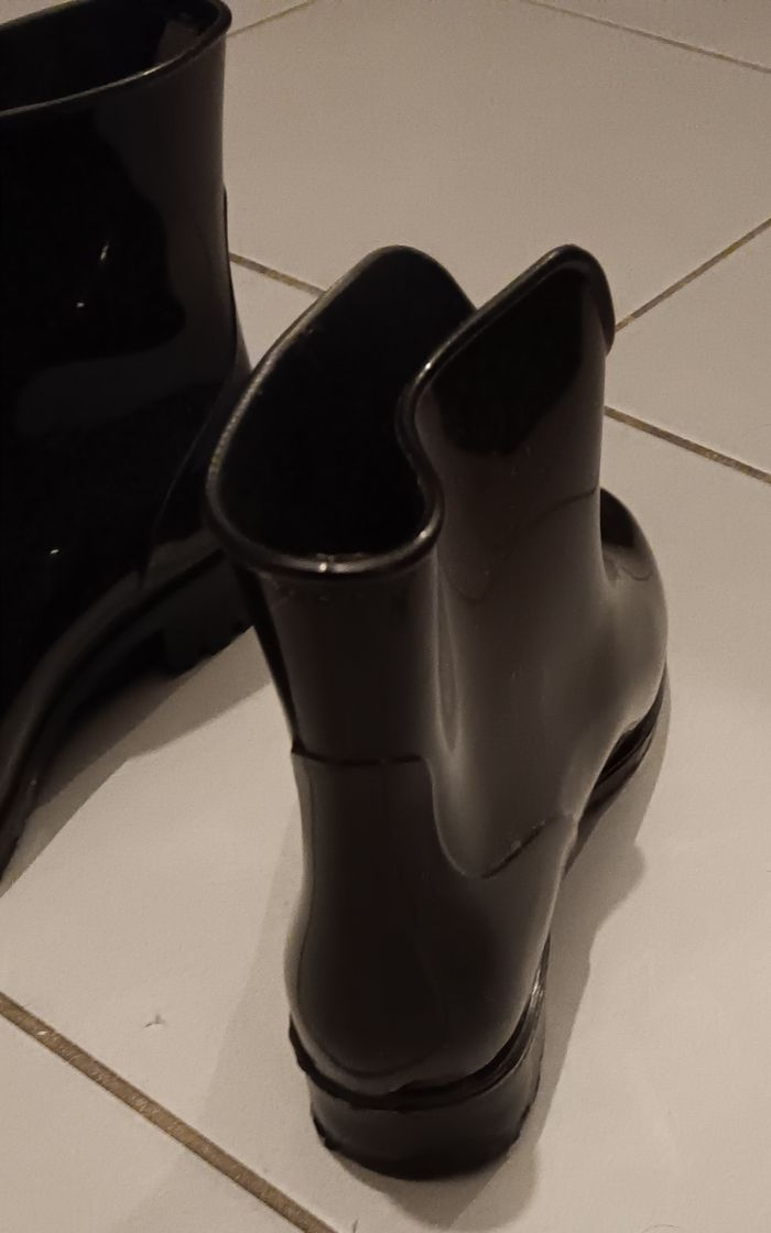 Bottines de pluie t 38 - photo numéro 4