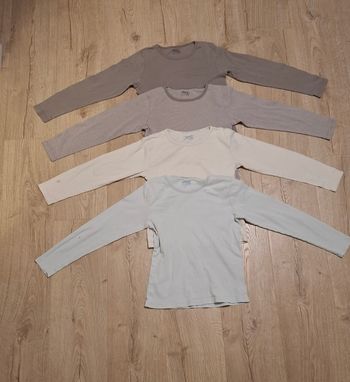 Lot 4 maillots de corps ML 10/12ans NKY