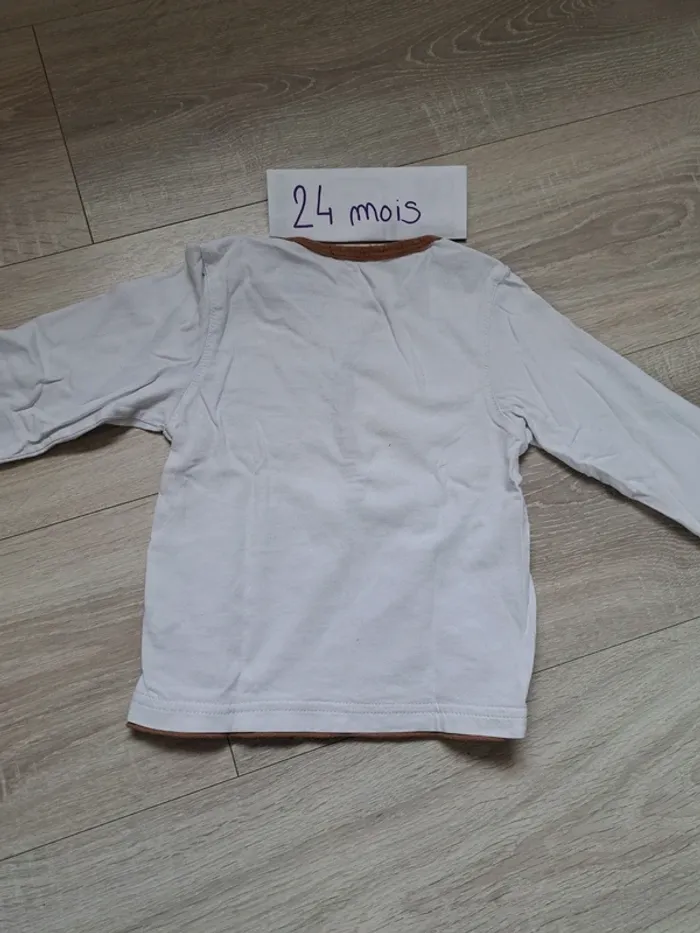 T-shirt manches longues 24 mois - photo numéro 2