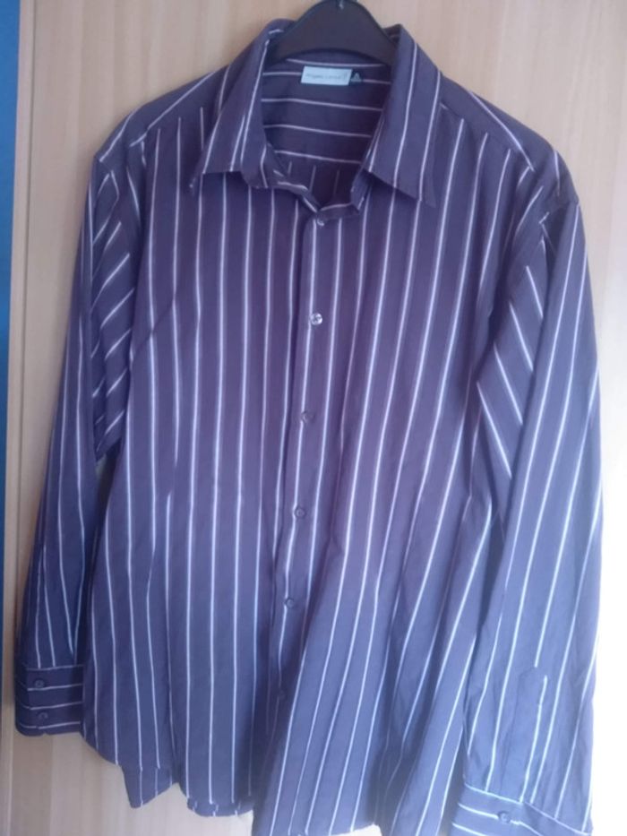 Chemise a rayures homme