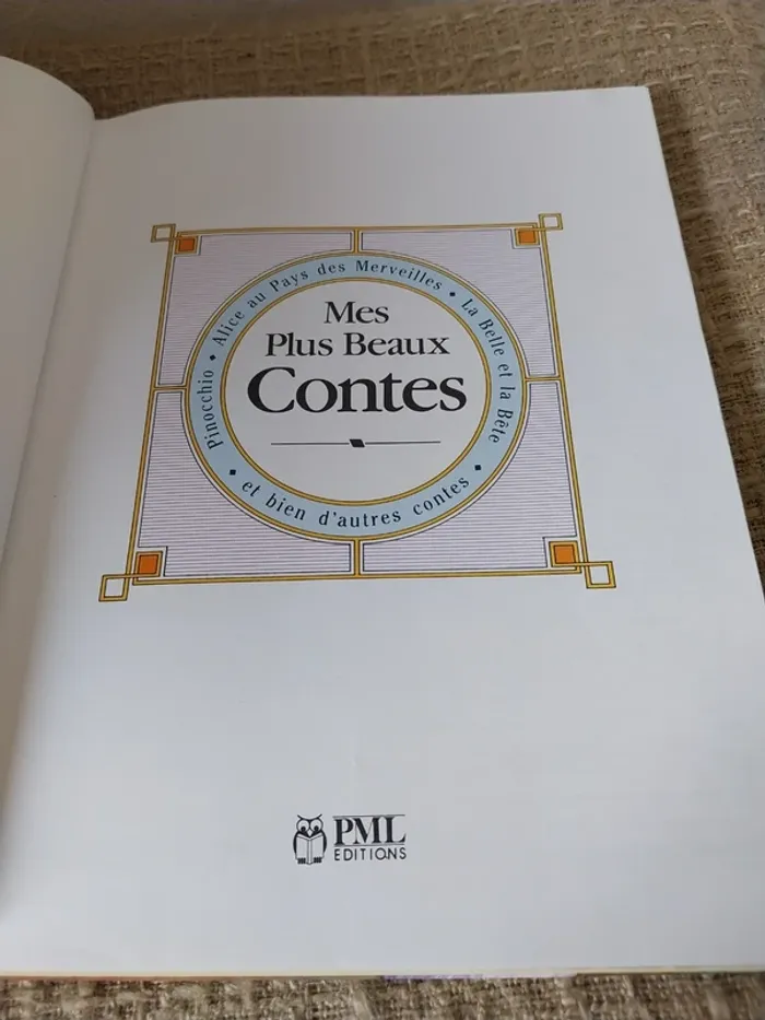 Mes Plus Beaux Contes-Pinocchio-Alice Aux Pays des Merveilles-a Belle et la Bete-978743400811 - photo numéro 2