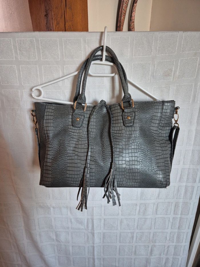 sac a main effet croco
