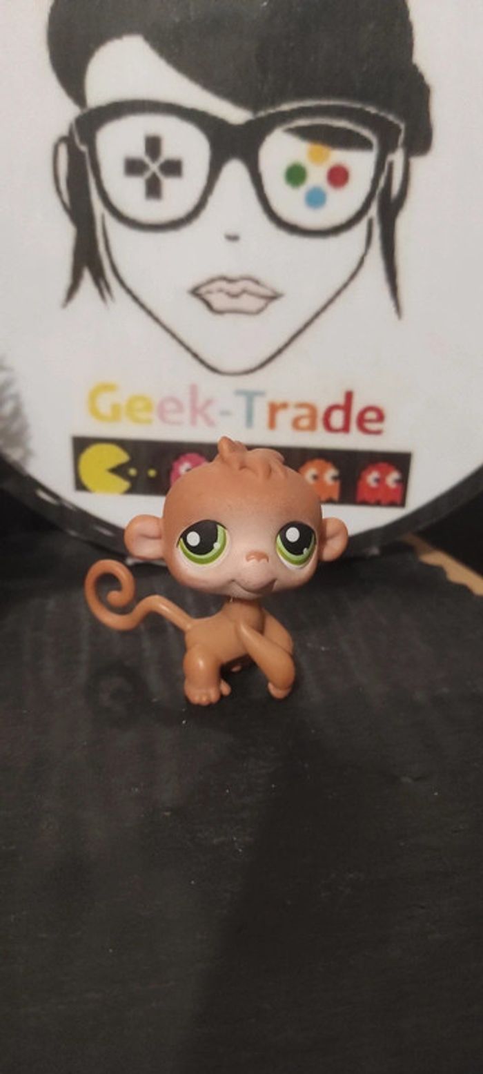 My Littlest Petshop Pet Shop LPS Authentic Hasbro Monkey Spider Singe 373