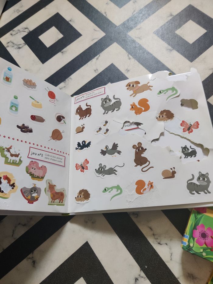 Lot de livres imagier et sonore La ferme Nathan - Larousse - photo numéro 5