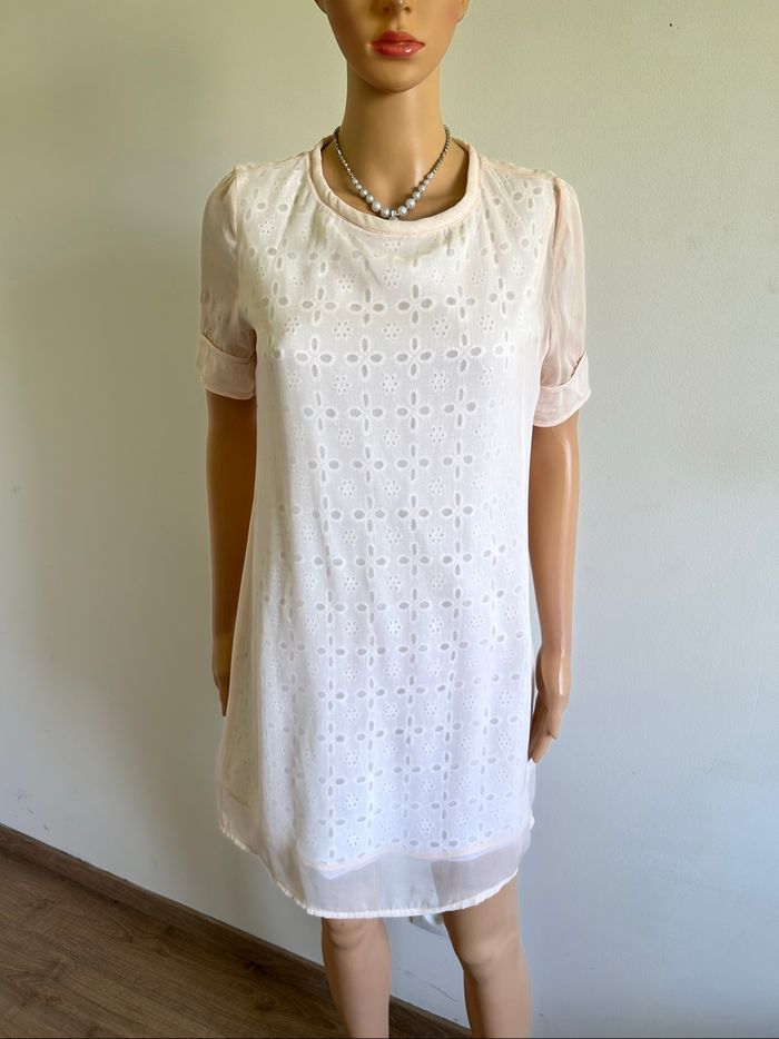 Robe beige à manches courtes See U Soon taille 0 jamais portée