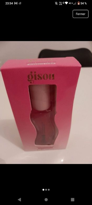 Huile à lèvres parfum fraise 