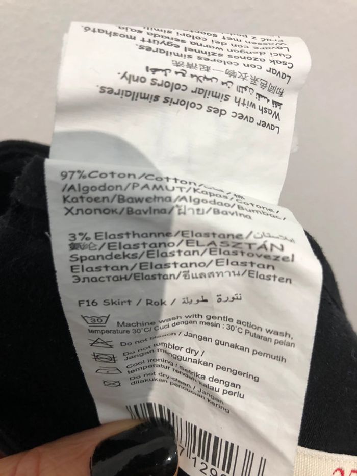 Jupe crayon noire Camaïeu avec ceinture intégrée taille 40 - photo numéro 6