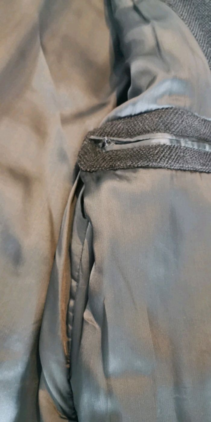 Manteau homme laine cachemire gris Oliver Grant XL - photo numéro 5