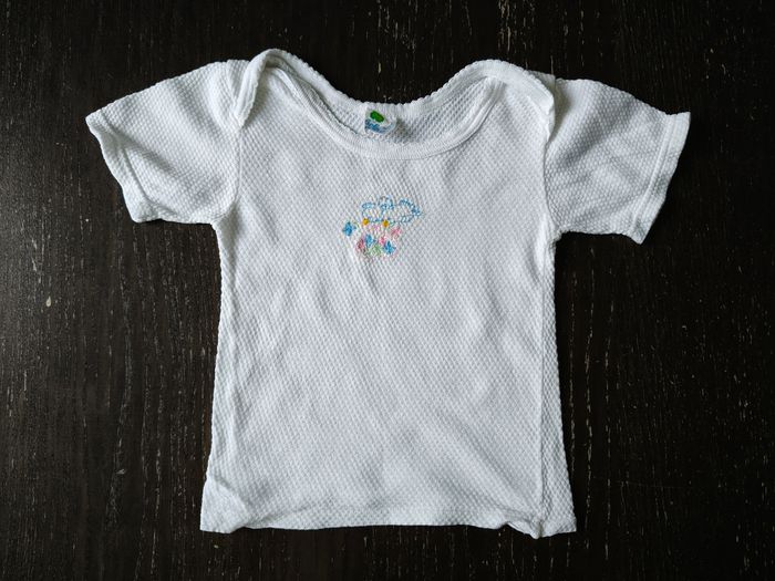 Lot de 2 hauts vintage avec broderies d'oiseaux 18mois - photo numéro 5