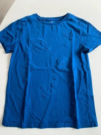 Te shirt bleu Kiabi taille 10 ans 