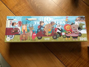 Londji – Puzzle “10 Travellers” (55 pièces) – NEUF étiquette – 3/6 ans