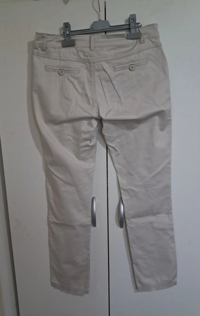 Pantalon blanc t40 - photo numéro 4