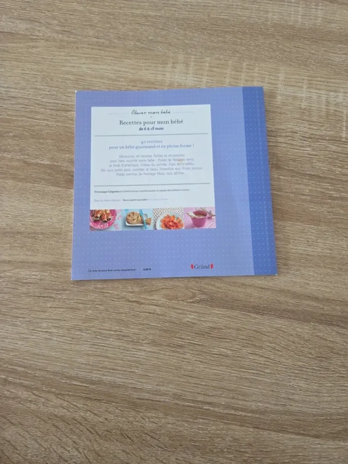 Livre Recettes pour mon bébé  6 a 18 mois - photo numéro 2