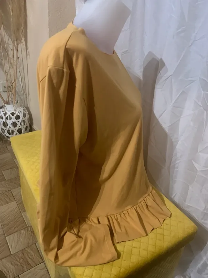 Blouse Liberté Essentielle taille S-M évasée tres bon état manches longues - photo numéro 4