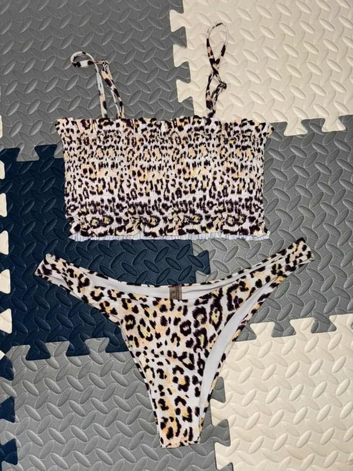 Ensemble bikini léopard Shein taille M brassières + tanga - photo numéro 8
