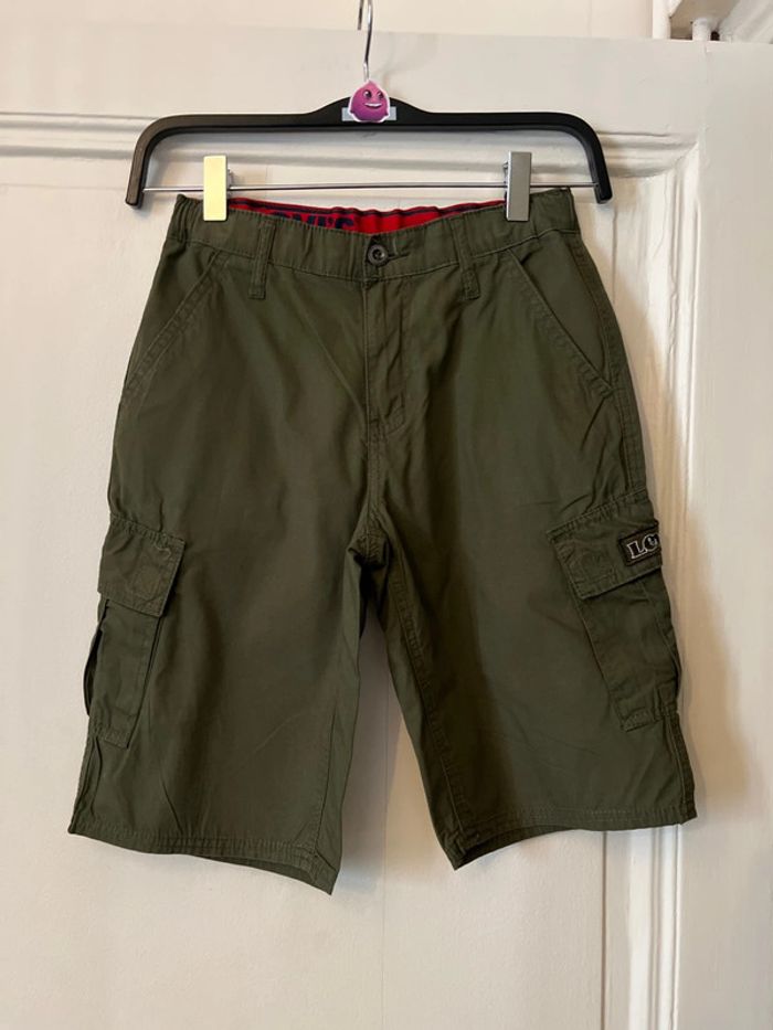 Bermuda cargo kaki toile légère 10 ans - Levi's