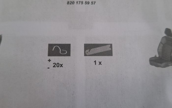 Housse de siège d'origine dacia duster neuf - photo numéro 6