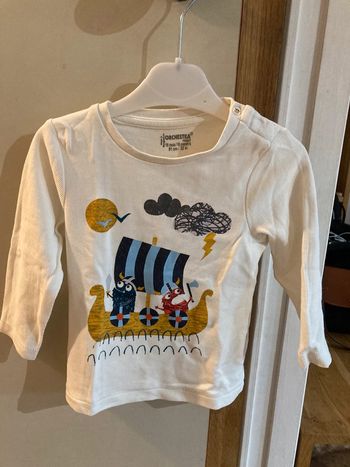 Tee shirt manches longues orchestra taille 18 mois