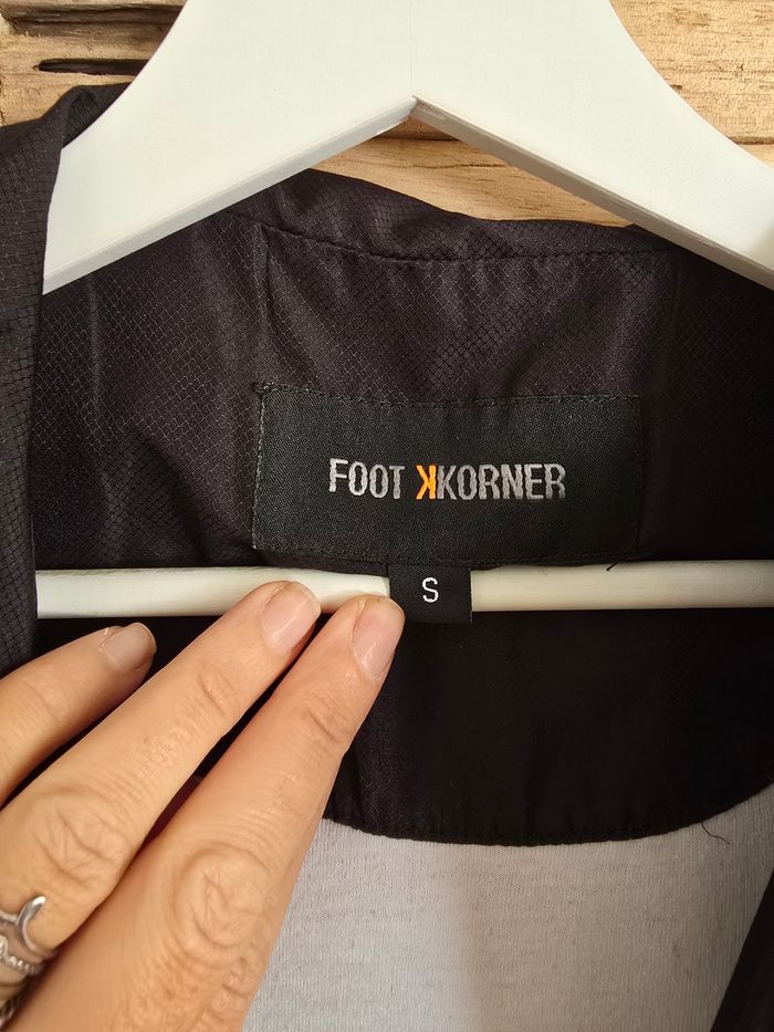 Veste de survêtement zippé à capuche homme taille S footkorner - photo numéro 6