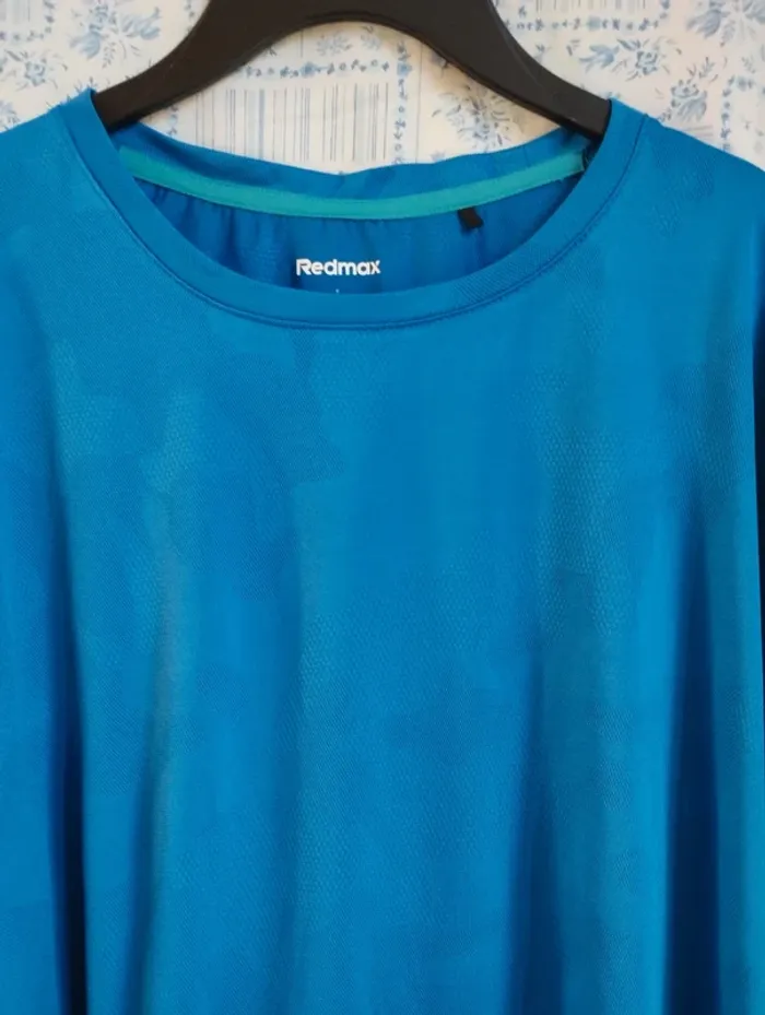 T-shirt homme redmax taille L bleu - photo numéro 3