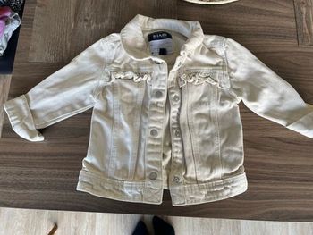 Veste en jean beige Kiabi 18 mois