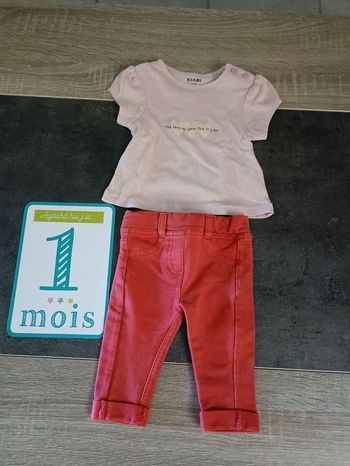 Tee-shirt manches courtes et pantalon