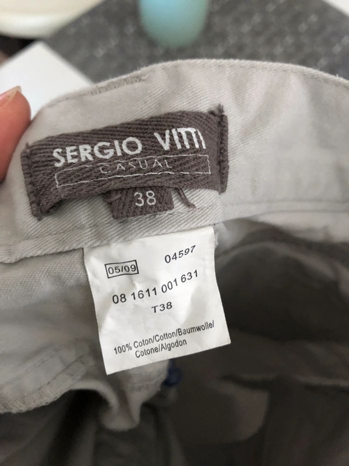 🌸 Pantalon droit beige Sergio Vitti taille 38 🌸 - photo numéro 6