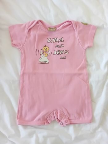 Barboteuse été fille 12 mois