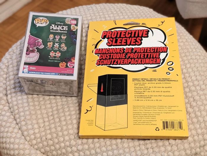 Lot de 4 protections Sleeves pour Funko Pop! Taille standard - photo numéro 2
