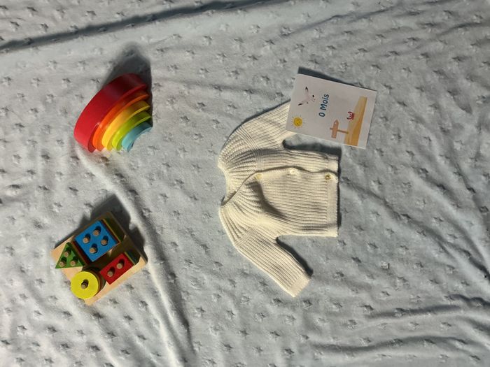 brassière blanc mixte ouverture totale naissance