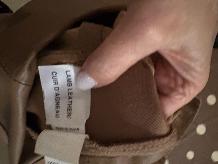 Robe cuir DDP camel taille 38 - photo numéro 10