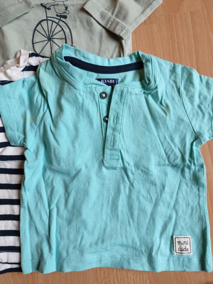 Lot 10 t-shirts / débardeurs été Kiabi en 3M - photo numéro 5