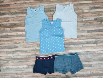 Lot débardeurs Petit Bateau 4 ans pour l'été 