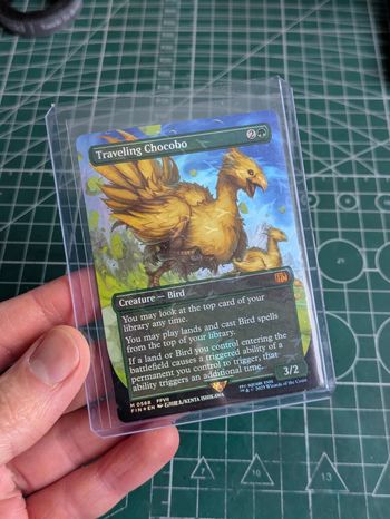Magic the gathering - traveling Chocobo - chocobo track foil
