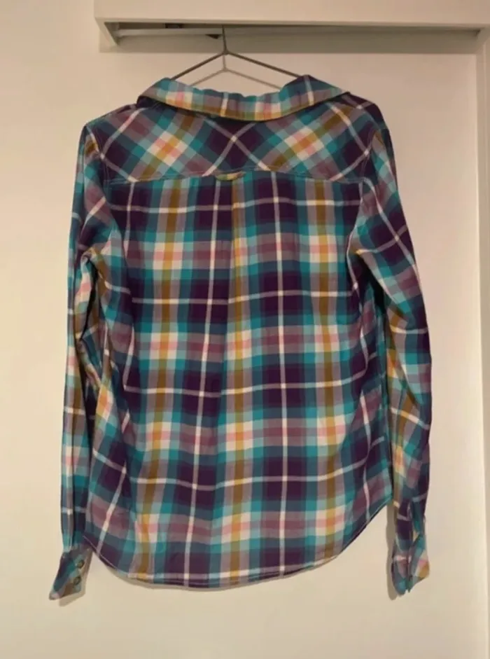 Chemise à carreaux multicolore H&M Taille  36 - photo numéro 3