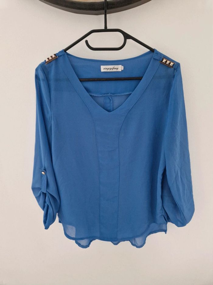 Blouse bleu - Taille M