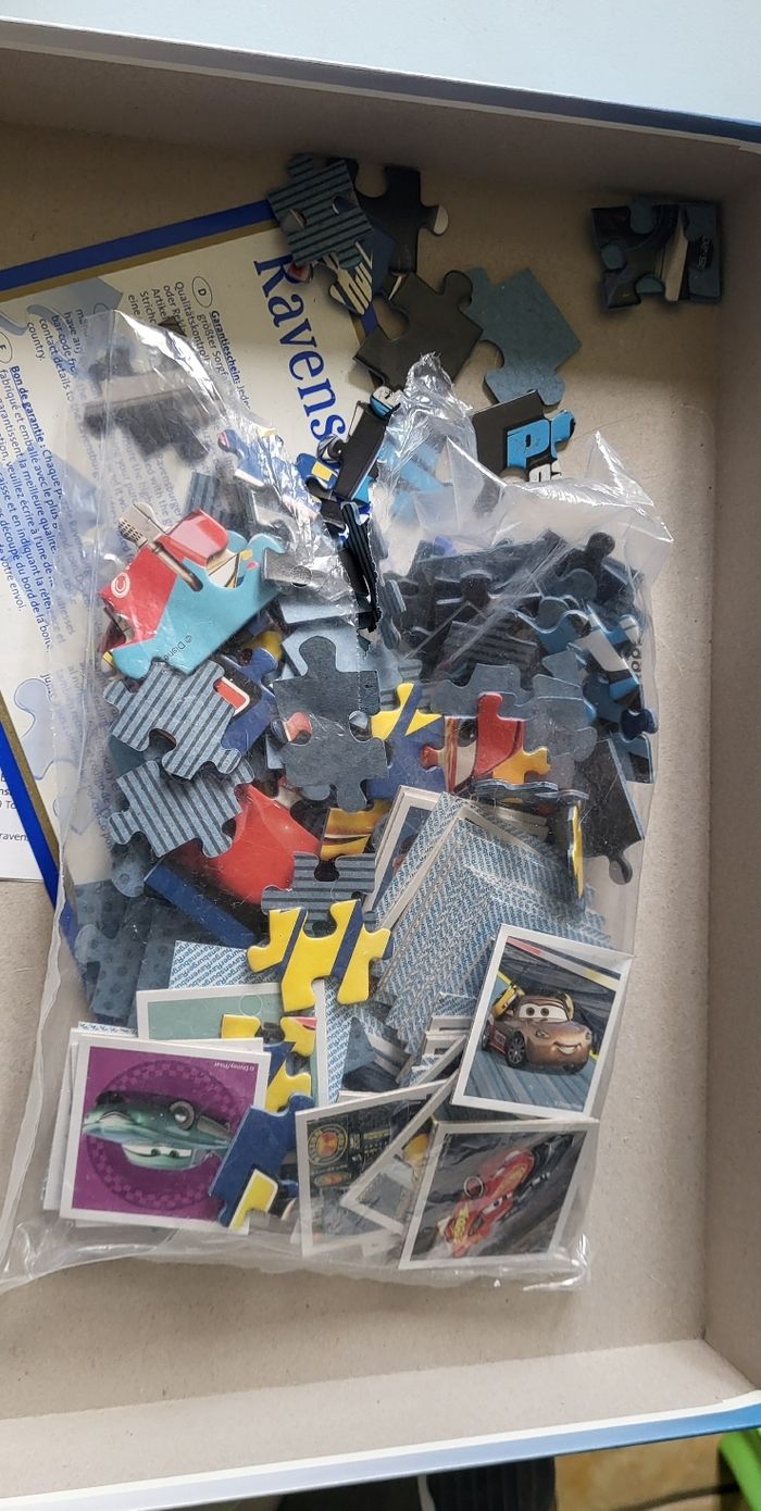 Puzzles + mémo cars - photo numéro 3