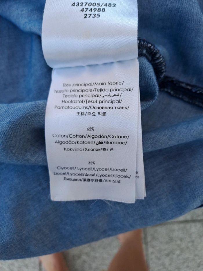 Robe chemise jean denim Cache cache t 38 - photo numéro 8
