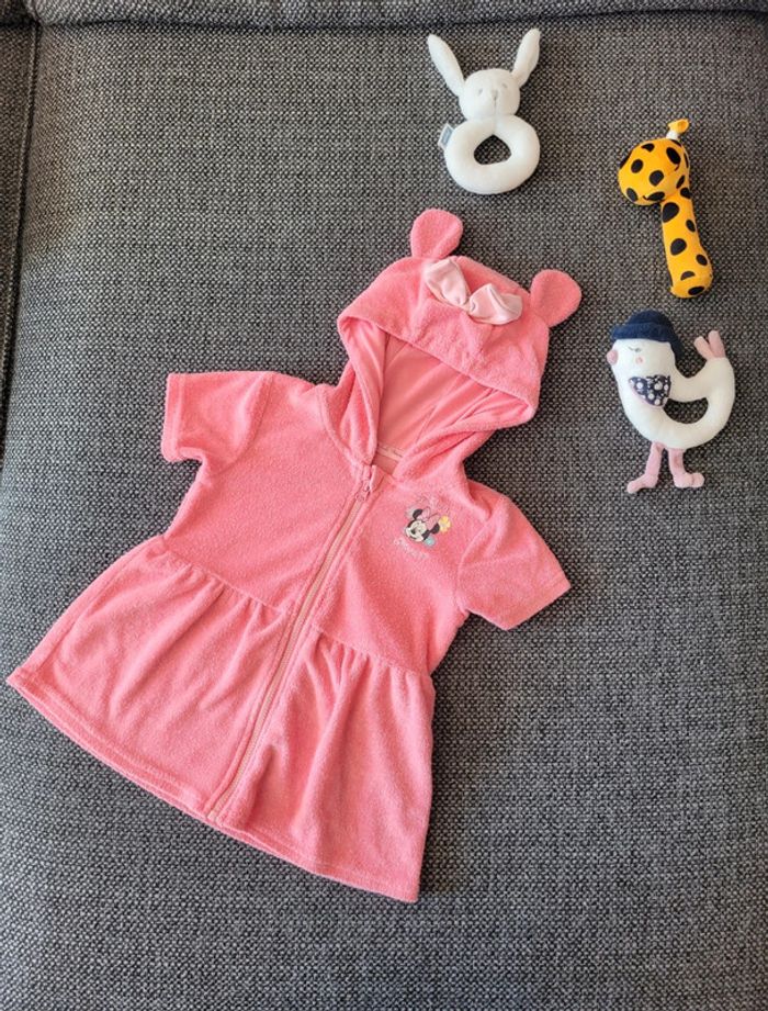 Peignoir fille Minnie 9-12 mois 80 cm