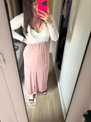 Robe longue bicolore taille unique Boutique Indépendante 🌸