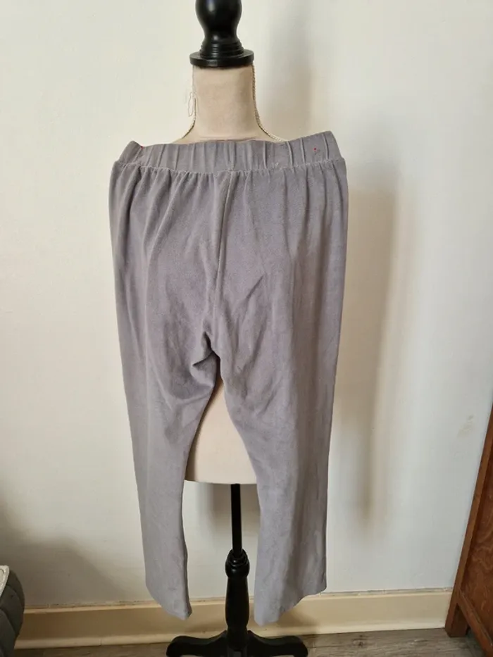 Pantalon piloupilou velour gris taille 38 40 - photo numéro 4