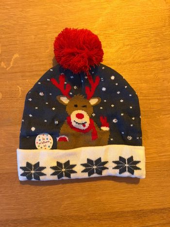 Bonnet Noël lumineux