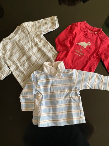 Lot 3 pulls 1 mois garçon