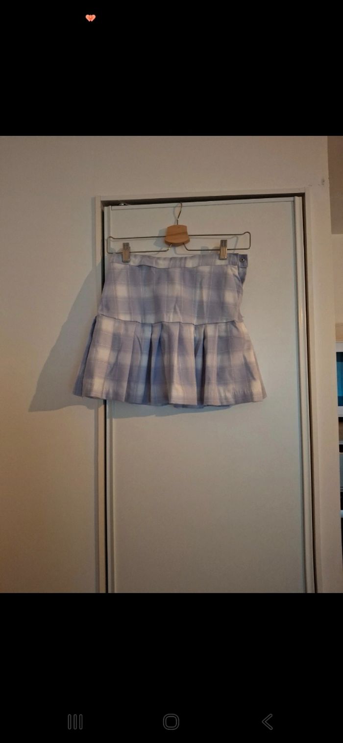 Jupe à carreaux fille