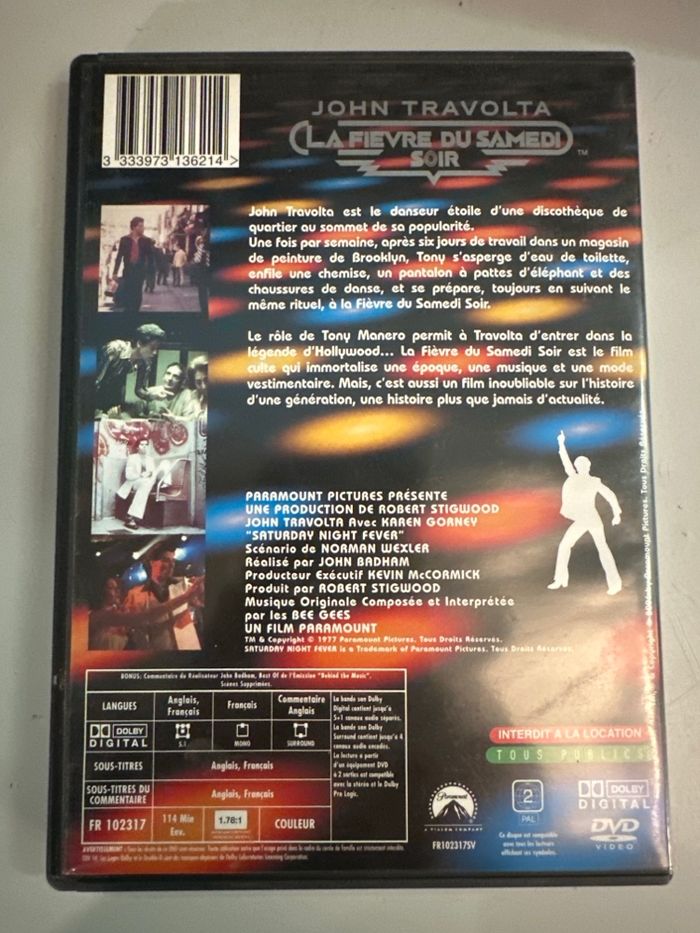 DVD la fièvre du samedi soir - photo numéro 2